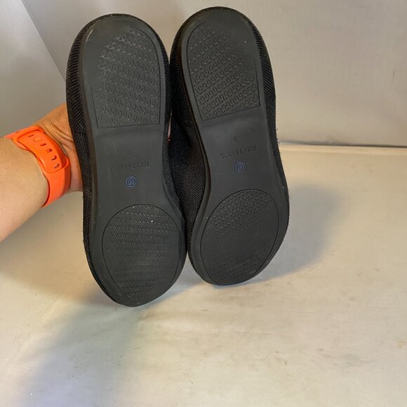 Rothy’s The Flat Round Toe Knit Ballet Flat Shoes 9w - Picture 6 of 6